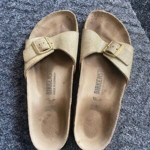 Birkenstock Tan Suede